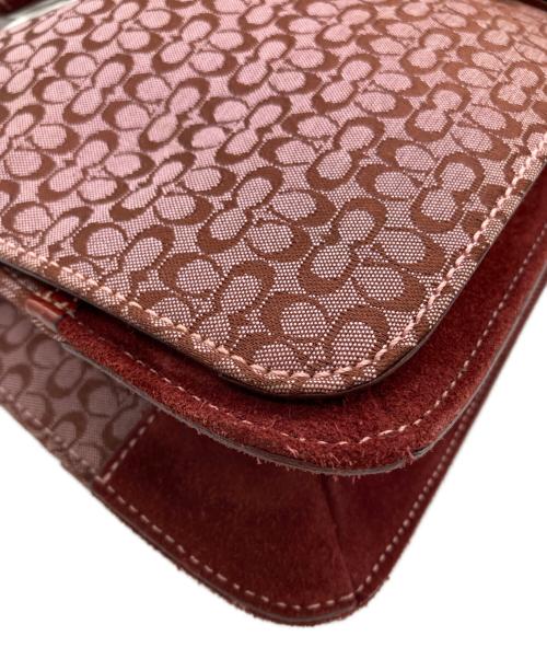 COACH（コーチ）COACH (コーチ) ミニシグネチャー レッドの古着・服飾アイテム