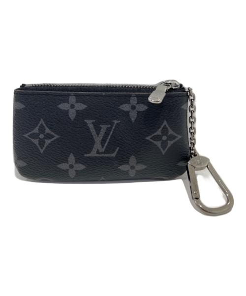 LOUIS VUITTON（ルイ ヴィトン）LOUIS VUITTON (ルイ ヴィトン) M80905 カード＆キーケース ポシェット･クレ ブラックの古着・服飾アイテム