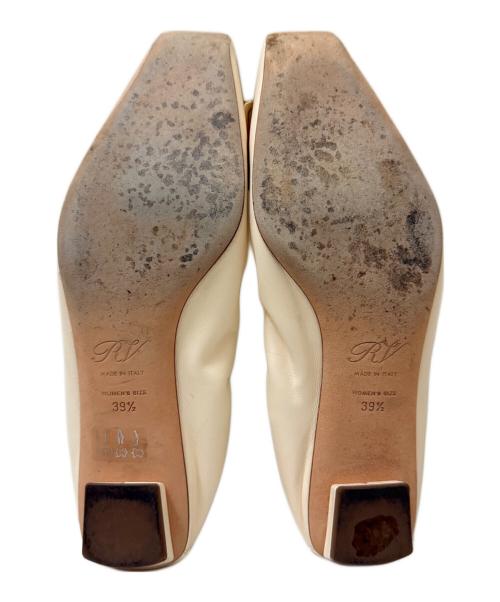 Roger Vivier（ロジェ ヴィヴィエ）Roger Vivier (ロジェ ヴィヴィエ) バレエシューズ アイボリー サイズ:39 1/2の古着・服飾アイテム
