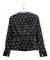 CHANEL (シャネル) Faux Pearl Coco Mark Collarless Jacket/フェイクパールココマークノーカラージャケット/P73967V65539 ブラック サイズ:34：1000000円