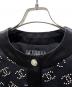 中古・古着 CHANEL (シャネル) Faux Pearl Coco Mark Collarless Jacket/フェイクパールココマークノーカラージャケット/P73967V65539 ブラック サイズ:34：1000000円