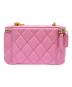 CHANEL (シャネル) チェーンショルダーバニティバッグ ピンク：450000円