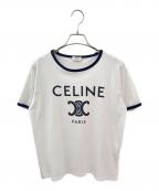 CELINEセリーヌ）の古着「トリオンフクラシックTシャツ」｜ホワイト