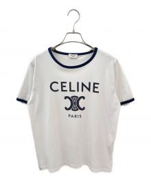CELINE（セリーヌ）の古着「トリオンフクラシックTシャツ」｜ホワイト