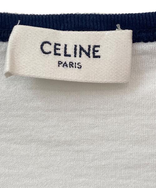 CELINE（セリーヌ）CELINE (セリーヌ) トリオンフクラシックTシャツ ホワイト サイズ:Lの古着・服飾アイテム