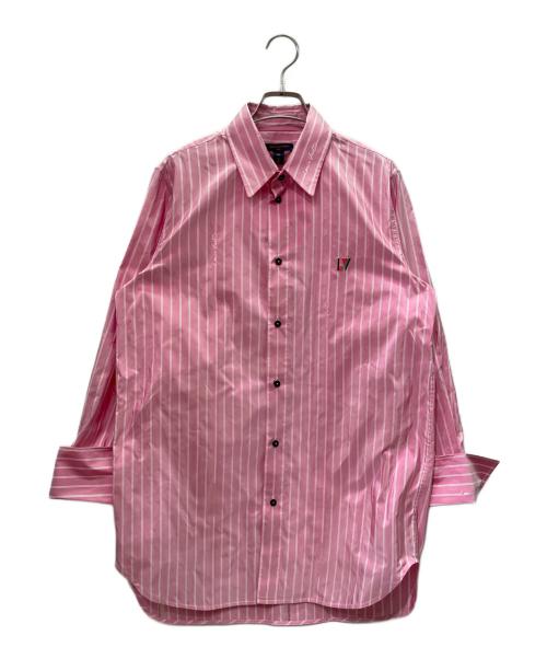 LOUIS VUITTON（ルイ ヴィトン）LOUIS VUITTON (ルイ ヴィトン) シルクシャツ/RW241WB JSR FQTO45 ピンク サイズ:36の古着・服飾アイテム