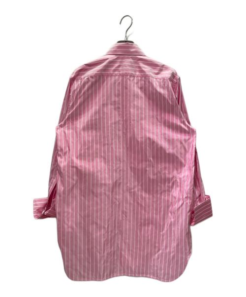 LOUIS VUITTON（ルイ ヴィトン）LOUIS VUITTON (ルイ ヴィトン) シルクシャツ/RW241WB JSR FQTO45 ピンク サイズ:36の古着・服飾アイテム