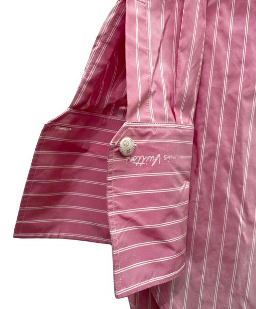 LOUIS VUITTON（ルイ ヴィトン）LOUIS VUITTON (ルイ ヴィトン) シルクシャツ/RW241WB JSR FQTO45 ピンク サイズ:36の古着・服飾アイテム