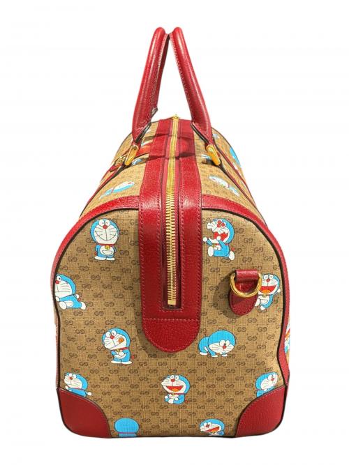 GUCCI（グッチ）GUCCI (グッチ) ドラえもん (ドラエモン) ダッフルバッグ/647815 ボルドー サイズ:-の古着・服飾アイテム