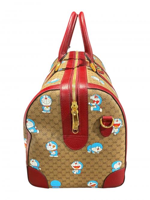 GUCCI（グッチ）GUCCI (グッチ) ドラえもん (ドラエモン) ダッフルバッグ/647815 ボルドー サイズ:-の古着・服飾アイテム