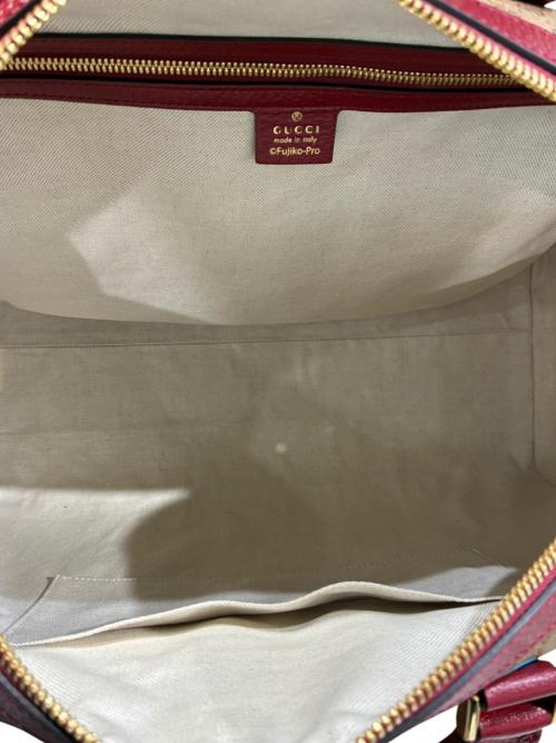 GUCCI（グッチ）GUCCI (グッチ) ドラえもん (ドラエモン) ダッフルバッグ/647815 ボルドー サイズ:-の古着・服飾アイテム