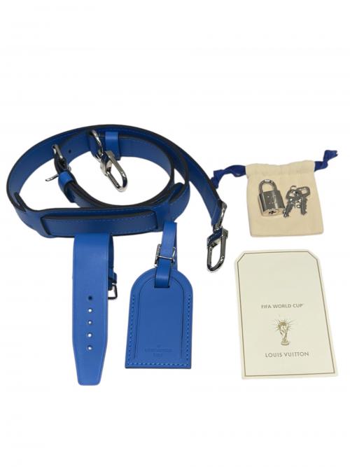LOUIS VUITTON（ルイ ヴィトン）LOUIS VUITTON (ルイ ヴィトン) Keepall Bandoulière 55 FIFA World Cup Russia 2018 M52120 2018年製 ブルー サイズ:55の古着・服飾アイテム
