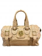 GUCCIグッチ）の古着「オーストリッチボストンバッグ/251822」｜ブラウン
