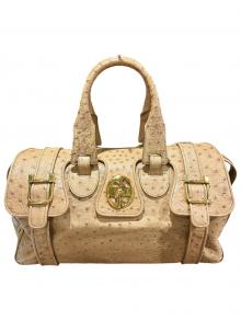 GUCCI（グッチ）の古着「オーストリッチボストンバッグ/251822」｜ブラウン