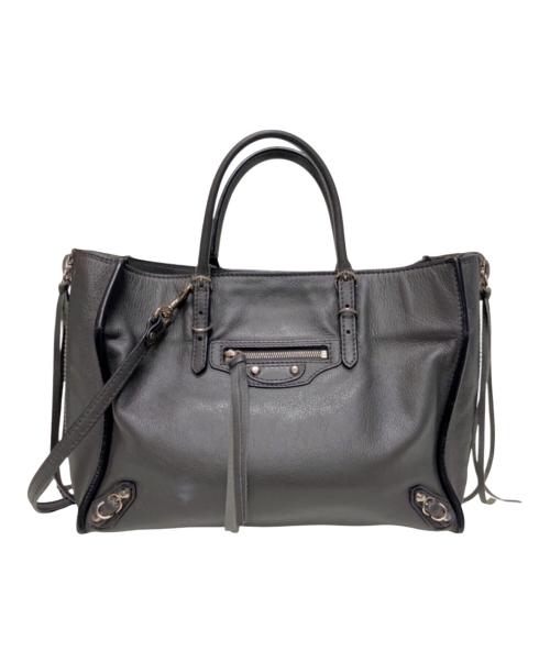BALENCIAGA（バレンシアガ）BALENCIAGA (バレンシアガ) 2WAYバッグ グレー サイズ:-の古着・服飾アイテム