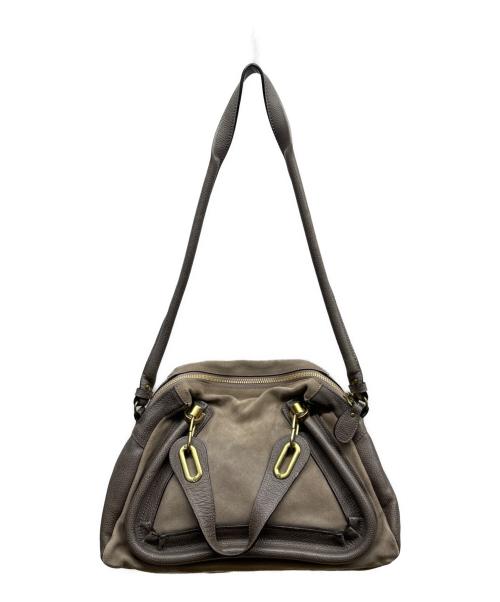 Chloe（クロエ）Chloe (クロエ) 2WAYバッグ　パラティ ブラウンの古着・服飾アイテム