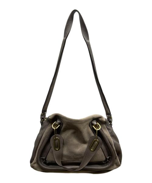 Chloe（クロエ）Chloe (クロエ) 2WAYバッグ　パラティ ブラウンの古着・服飾アイテム