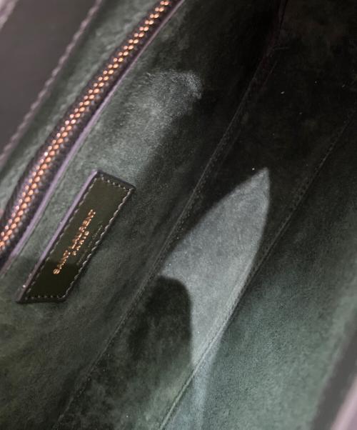 Saint Laurent Paris（サンローランパリ）Saint Laurent Paris (サンローランパリ) ル・サンカセットバッグ グリーンの古着・服飾アイテム