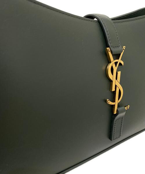 Saint Laurent Paris（サンローランパリ）Saint Laurent Paris (サンローランパリ) ル・サンカセットバッグ グリーンの古着・服飾アイテム