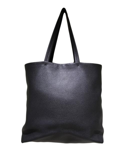 PRADA（プラダ）PRADA (プラダ) レザートートバッグ/トライアングルロゴ/ ブラックの古着・服飾アイテム