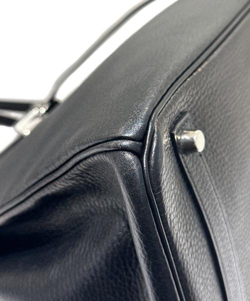HERMES（エルメス）HERMES (エルメス) Birkin 35 バーキン 35/アルデンヌ/ブラック/シルバー金具/□H刻印/2004年製 ブラック サイズ:35の古着・服飾アイテム