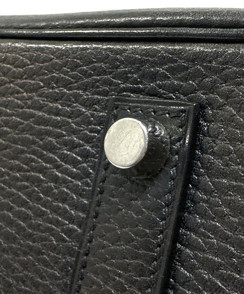 HERMES（エルメス）HERMES (エルメス) Birkin 35 バーキン 35/アルデンヌ/ブラック/シルバー金具/□H刻印/2004年製 ブラック サイズ:35の古着・服飾アイテム
