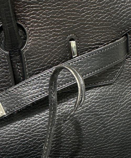 HERMES（エルメス）HERMES (エルメス) Birkin 35 バーキン 35/アルデンヌ/ブラック/シルバー金具/□H刻印/2004年製 ブラック サイズ:35の古着・服飾アイテム