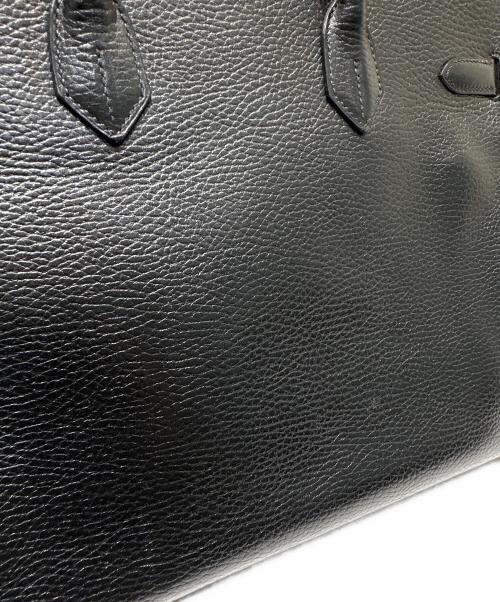 HERMES（エルメス）HERMES (エルメス) Birkin 35 バーキン 35/アルデンヌ/ブラック/シルバー金具/□H刻印/2004年製 ブラック サイズ:35の古着・服飾アイテム