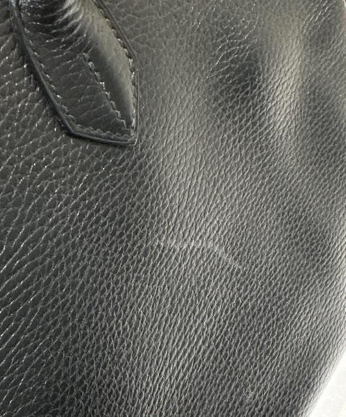 HERMES（エルメス）HERMES (エルメス) Birkin 35 バーキン 35/アルデンヌ/ブラック/シルバー金具/□H刻印/2004年製 ブラック サイズ:35の古着・服飾アイテム
