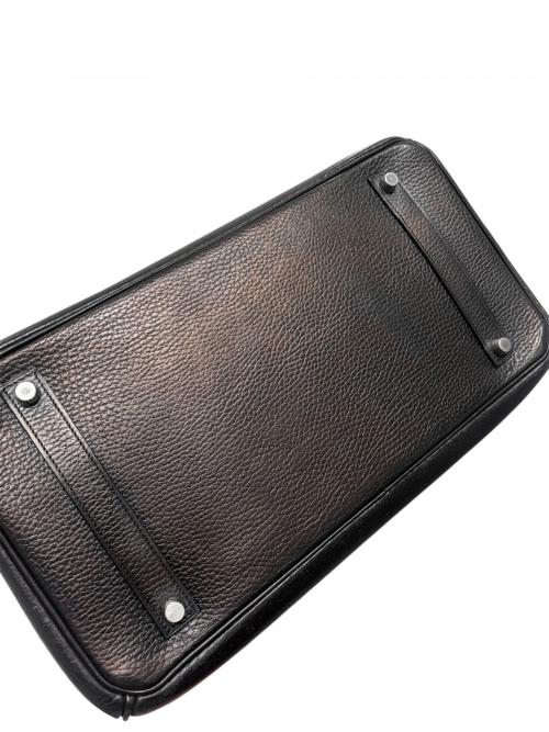 HERMES（エルメス）HERMES (エルメス) Birkin 35 バーキン 35/アルデンヌ/ブラック/シルバー金具/□H刻印/2004年製 ブラック サイズ:35の古着・服飾アイテム