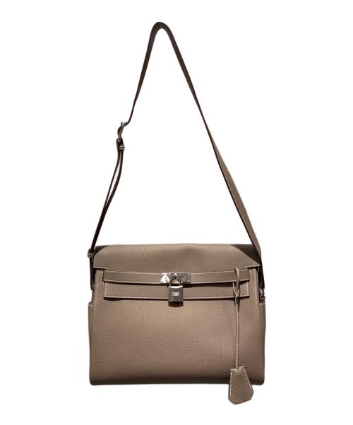 HERMES（エルメス）HERMES (エルメス) Kelly Messenger GM Bag/ケリーメッセンジャーGM エトゥープ サイズ:GMの古着・服飾アイテム