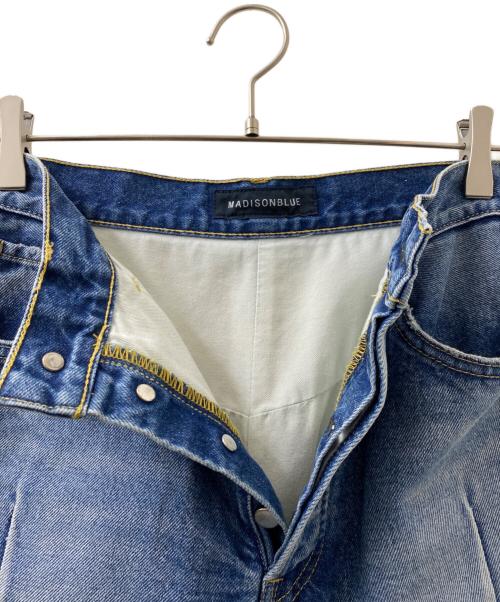 MADISON BLUE（マディソンブルー）MADISON BLUE (マディソンブルー) 5POCKET REMAKE FRILL SK DENIM インディゴ サイズ:00（XS）の古着・服飾アイテム