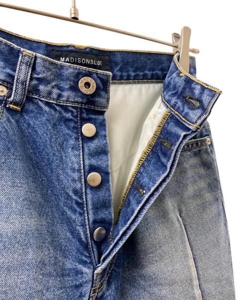 MADISON BLUE（マディソンブルー）MADISON BLUE (マディソンブルー) 5POCKET REMAKE FRILL SK DENIM インディゴ サイズ:00（XS）の古着・服飾アイテム