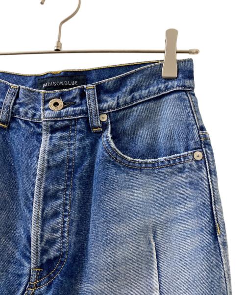 MADISON BLUE（マディソンブルー）MADISON BLUE (マディソンブルー) 5POCKET REMAKE FRILL SK DENIM インディゴ サイズ:00（XS）の古着・服飾アイテム
