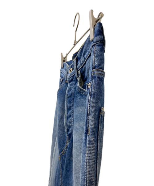 MADISON BLUE（マディソンブルー）MADISON BLUE (マディソンブルー) 5POCKET REMAKE FRILL SK DENIM インディゴ サイズ:00（XS）の古着・服飾アイテム