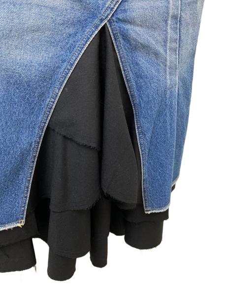 MADISON BLUE（マディソンブルー）MADISON BLUE (マディソンブルー) 5POCKET REMAKE FRILL SK DENIM インディゴ サイズ:00（XS）の古着・服飾アイテム