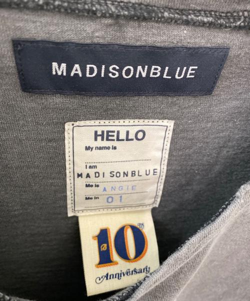 MADISON BLUE（マディソンブルー）MADISON BLUE (マディソンブルー) VINTAGE HELLO TEE グレー サイズ:01（S）の古着・服飾アイテム