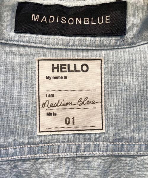 MADISON BLUE（マディソンブルー）MADISON BLUE (マディソンブルー) MADAME WORK SH CHAMBRAY SH インディゴ サイズ:Ｓの古着・服飾アイテム