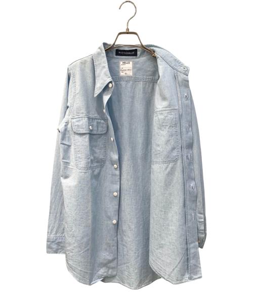 MADISON BLUE（マディソンブルー）MADISON BLUE (マディソンブルー) MADAME WORK SH CHAMBRAY SH インディゴ サイズ:01(Ｓ)の古着・服飾アイテム