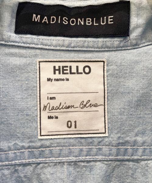 MADISON BLUE（マディソンブルー）MADISON BLUE (マディソンブルー) MADAME WORK SH CHAMBRAY SH インディゴ サイズ:01(Ｓ)の古着・服飾アイテム