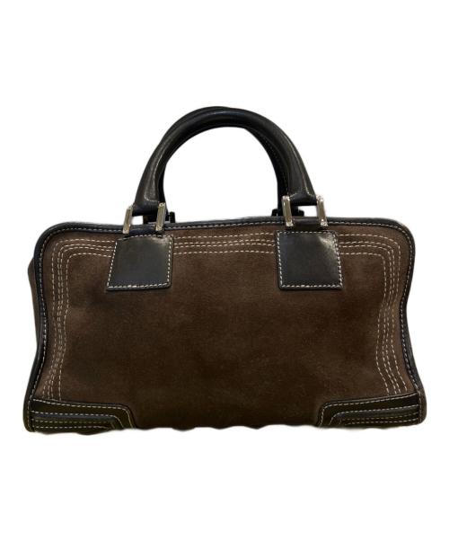 LOEWE（ロエベ）LOEWE (ロエベ) アマソナ28/ハンドバッグ ブラウンの古着・服飾アイテム