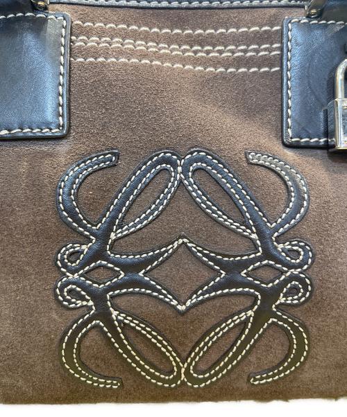 LOEWE（ロエベ）LOEWE (ロエベ) アマソナ28/ハンドバッグ ブラウンの古着・服飾アイテム