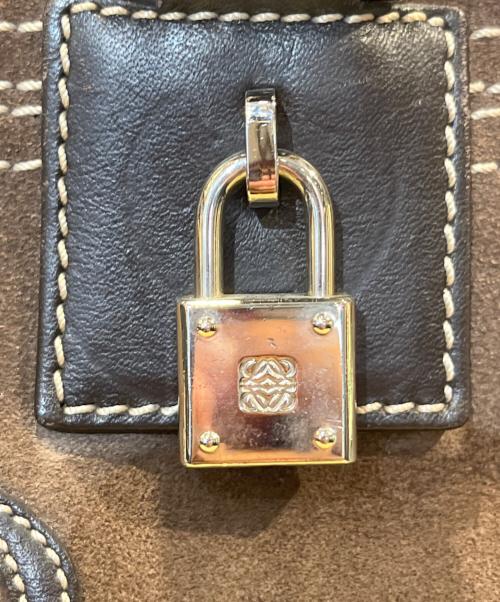 LOEWE（ロエベ）LOEWE (ロエベ) アマソナ28/ハンドバッグ ブラウンの古着・服飾アイテム