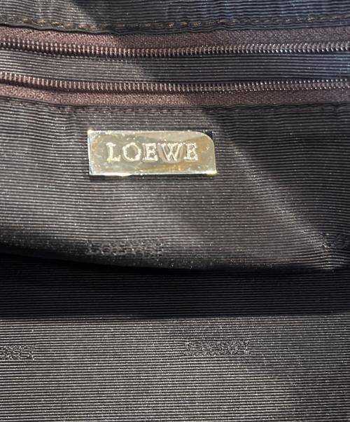 LOEWE（ロエベ）LOEWE (ロエベ) アマソナ28/ハンドバッグ ブラウンの古着・服飾アイテム
