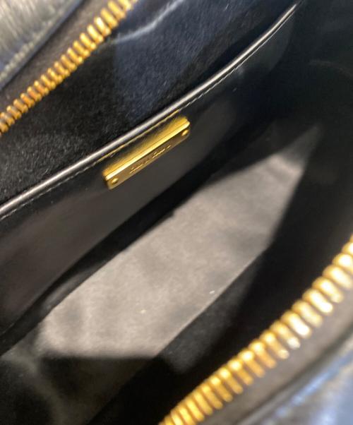 MIU MIU（ミュウミュウ）MIU MIU (ミュウミュウ) マテラッセ ナッパレザー チェーンショルダーバッグ ブラックの古着・服飾アイテム