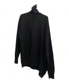 Maison Margiela（メゾンマルジェラ）の古着「タートルネックニット」｜ブラック