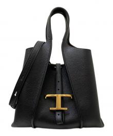 TOD'S（トッズ）の古着「Tタイムレスミニ」｜ブラック