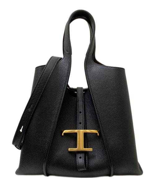 TOD'S（トッズ）TOD'S (トッズ) Tタイムレスミニ ブラック サイズ:ミニの古着・服飾アイテム