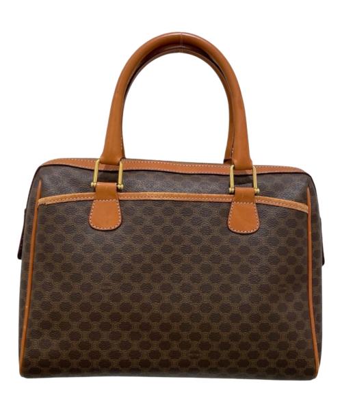 CELINE（セリーヌ）CELINE (セリーヌ) マカダム ミニボストンバッグ ブラウンの古着・服飾アイテム