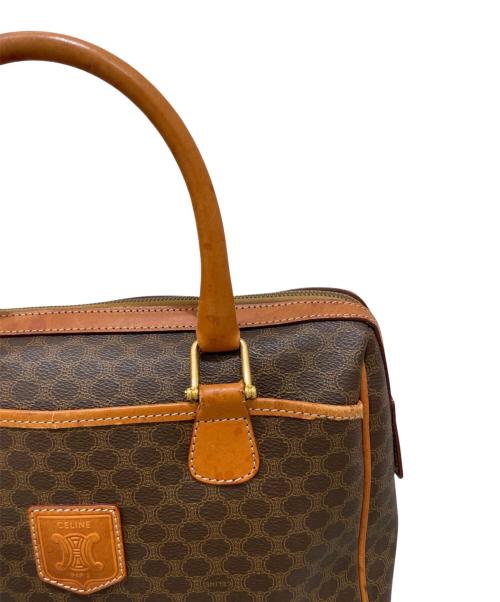 CELINE（セリーヌ）CELINE (セリーヌ) マカダム ミニボストンバッグ ブラウンの古着・服飾アイテム